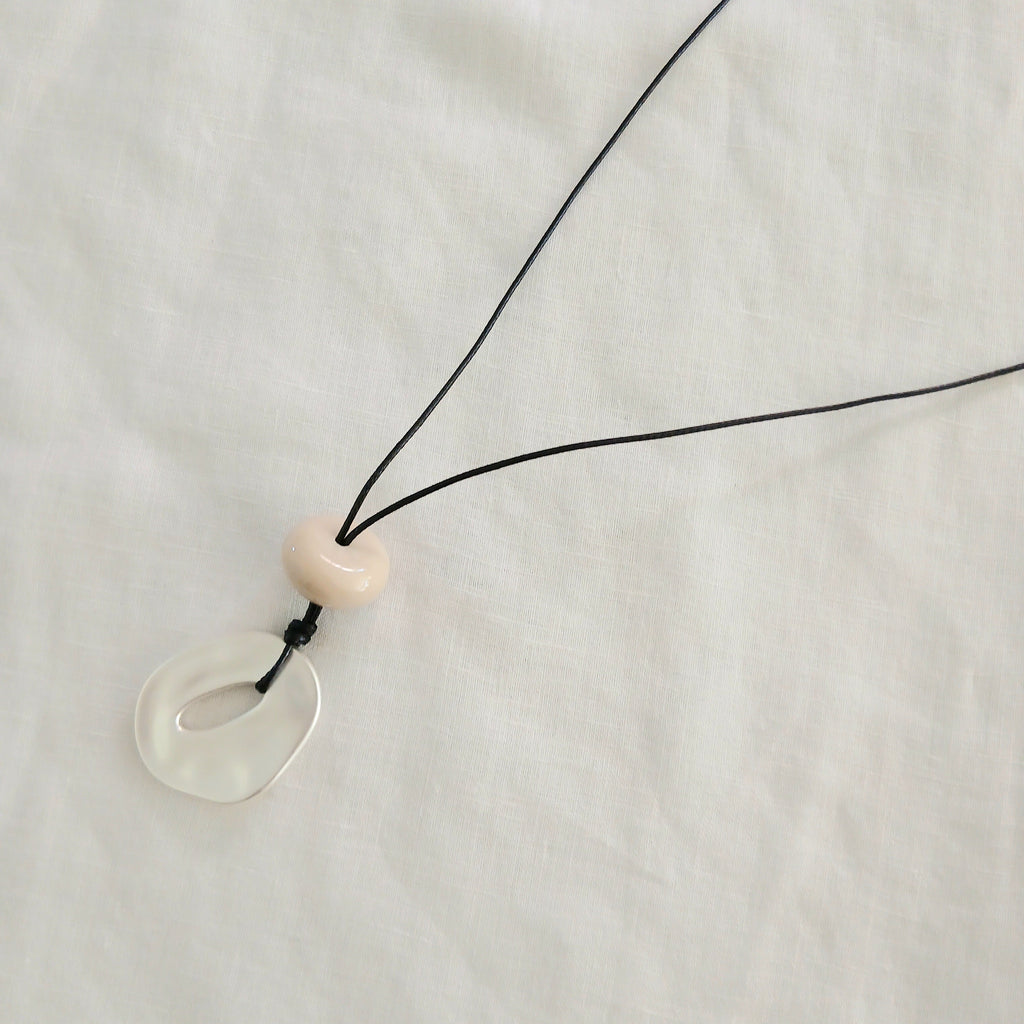 Whimsical Copper / Resin Necklace Pendant NK021