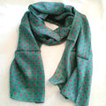 Circles Printed Pattern Silk Scarf 5521 / L