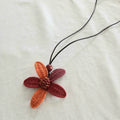 Large Flower Beaded Necklace N14-346FMEY