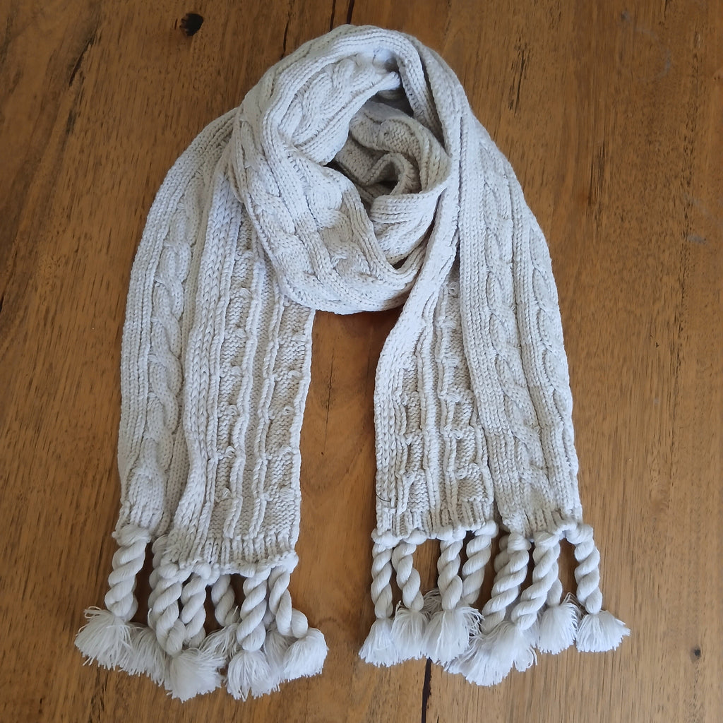 Knitted Plain Winter Scarf Narrow 332724
