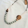 Classic and Elegant Wooden Beaded Necklace N7-1629ALW