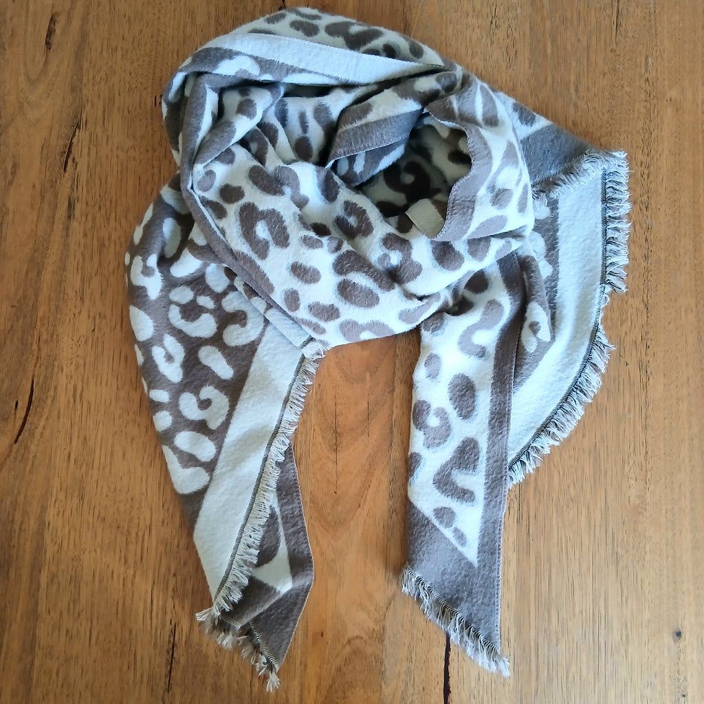 Leopard Winter Scarf Soft 332761