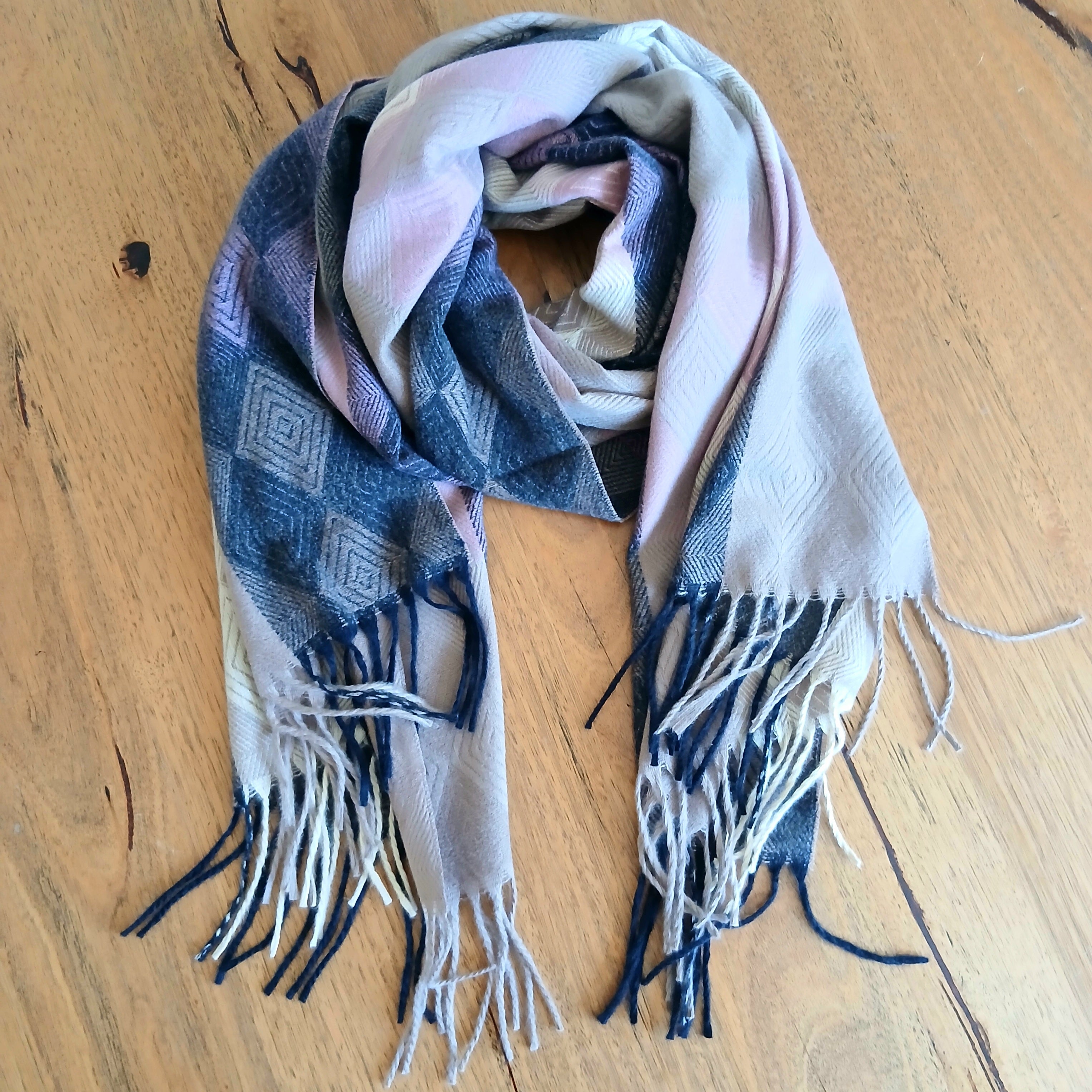 Patterned Winter Scarf - 332603