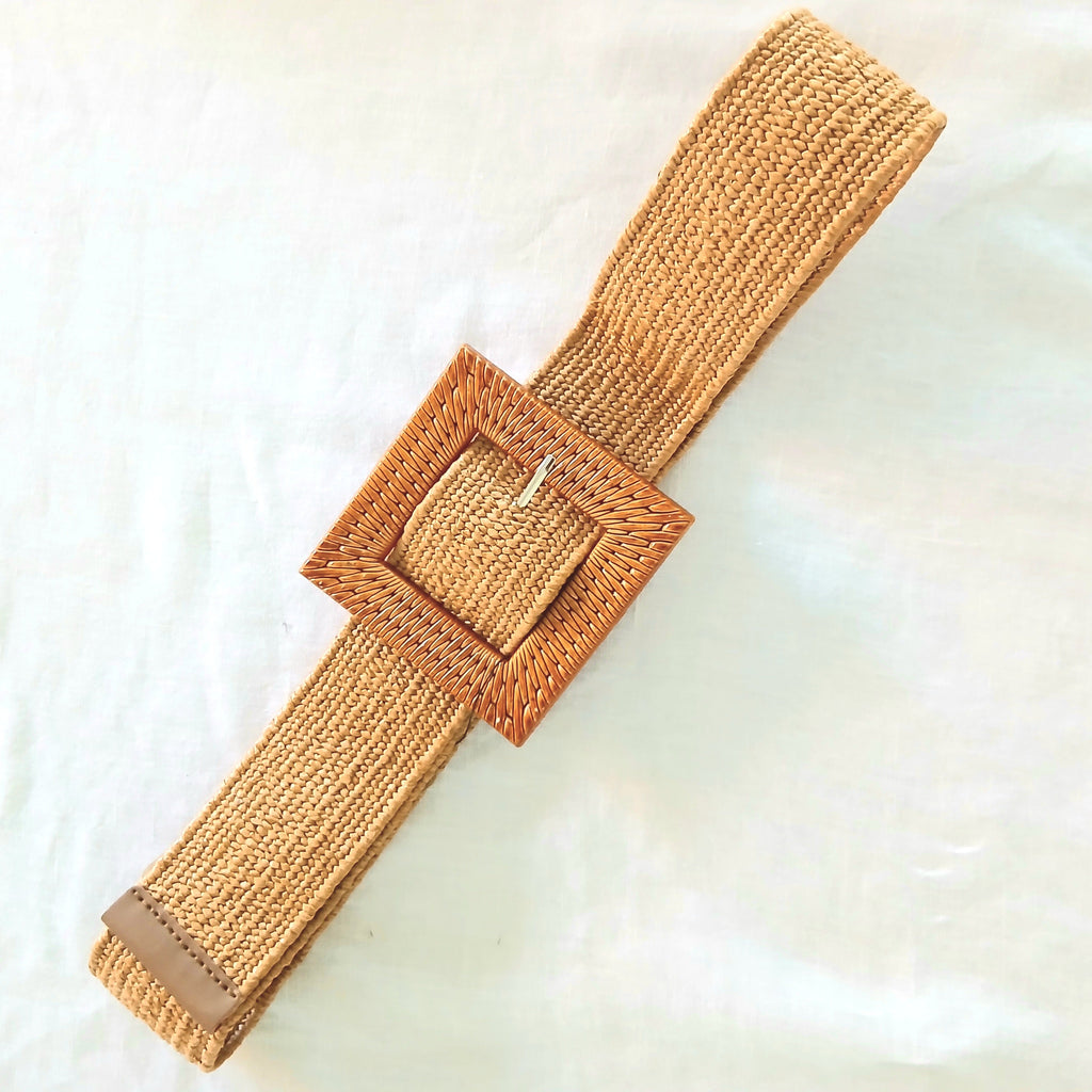 Waist Belt with Square Buckle B021