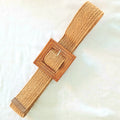 Waist Belt with Square Buckle B021