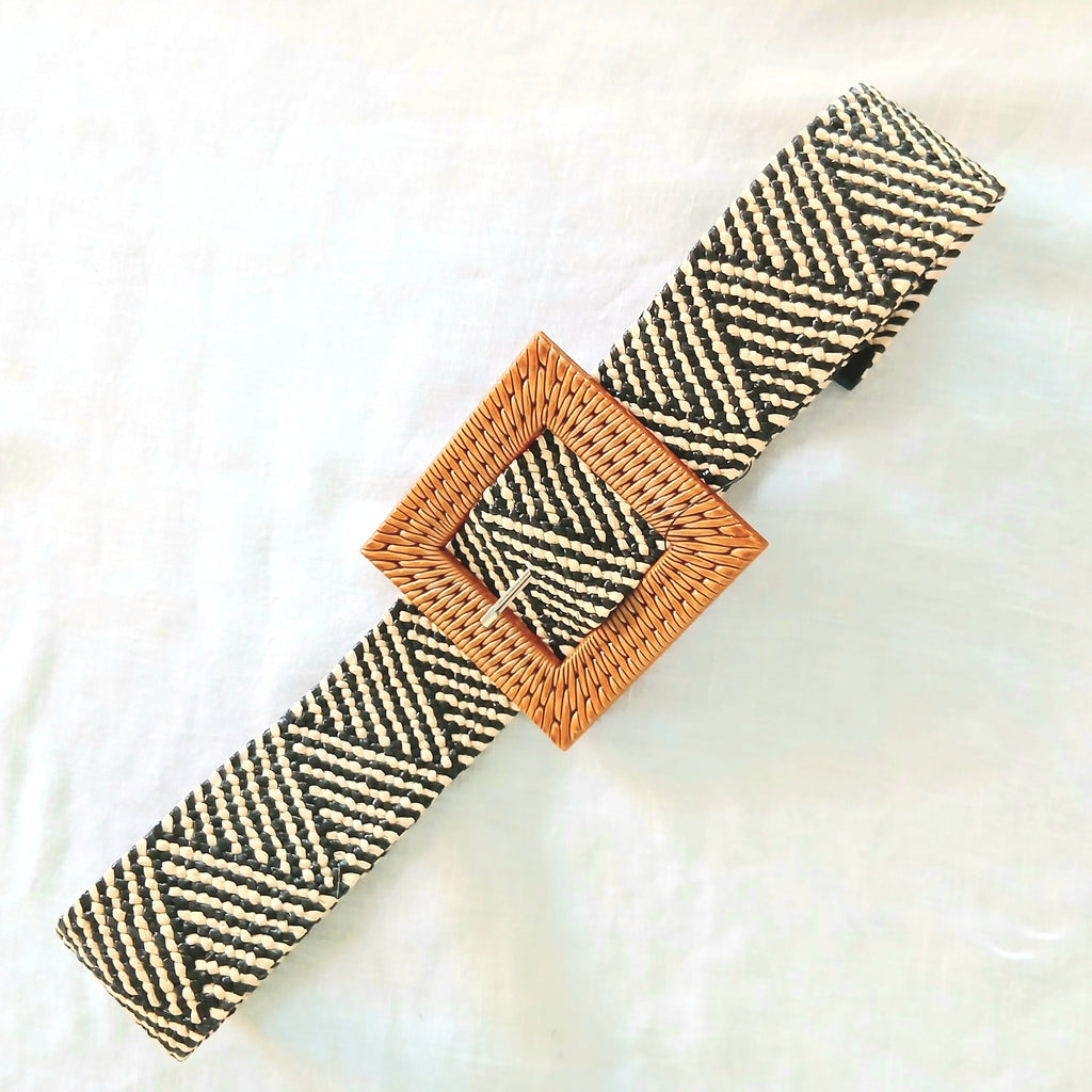 Waist Belt with Square Buckle B021