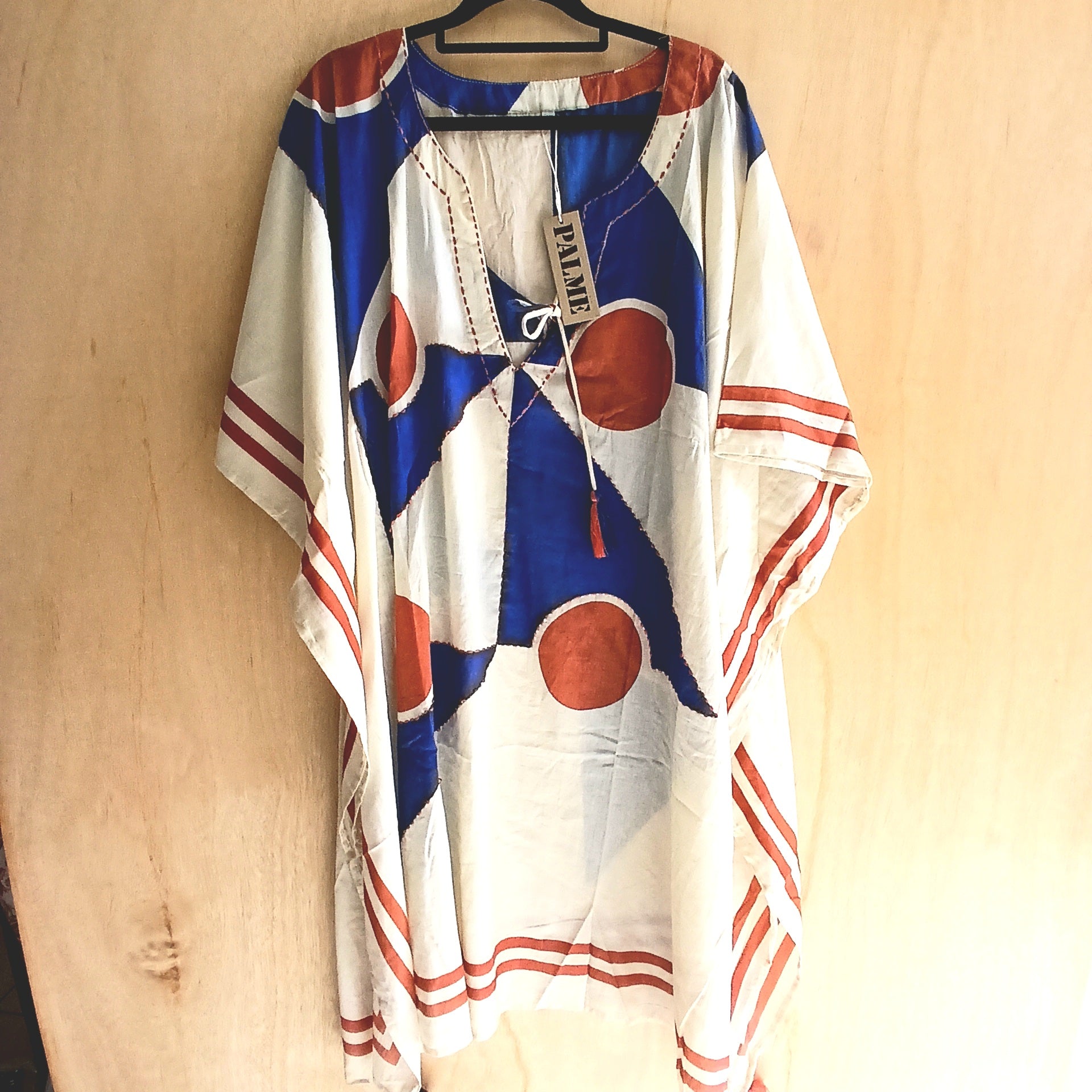 Mid-Length Cotton Kaftan Embroidered 67040