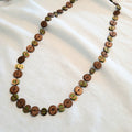 Circles in Circles Wooden Beaded Necklace N7-482