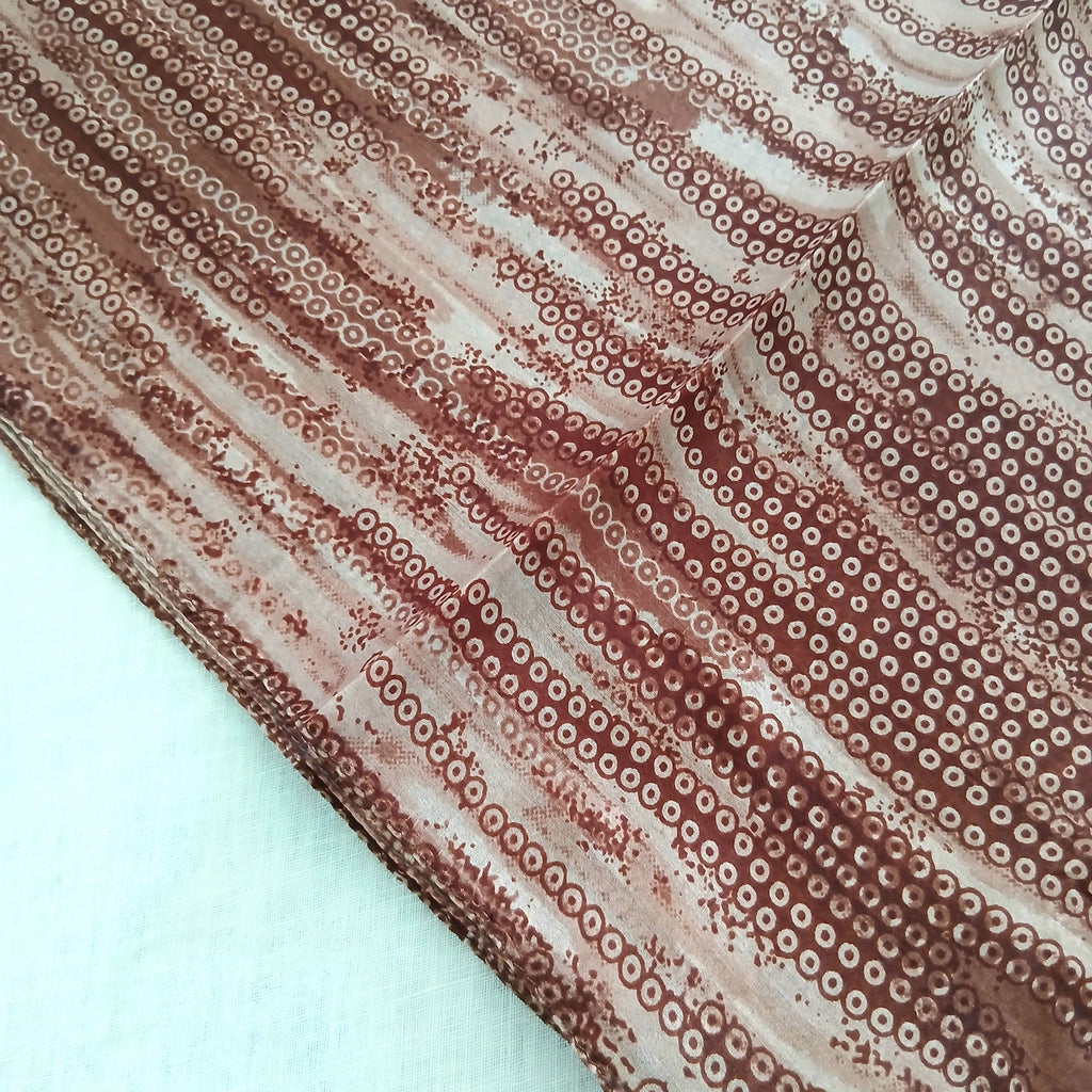 Small Dotted Scarf in One Colour TS-1082 / L