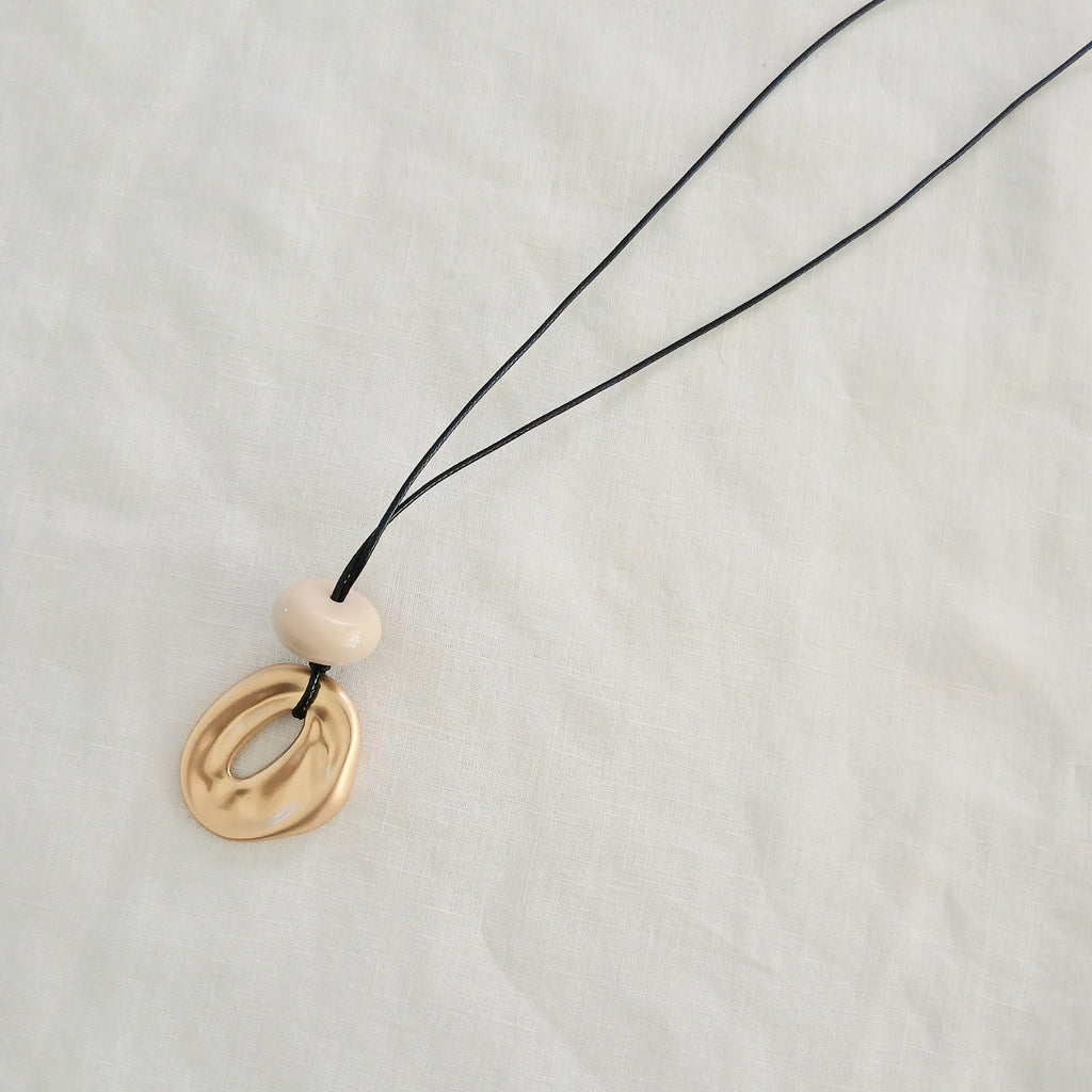 Whimsical Copper / Resin Necklace Pendant NK021