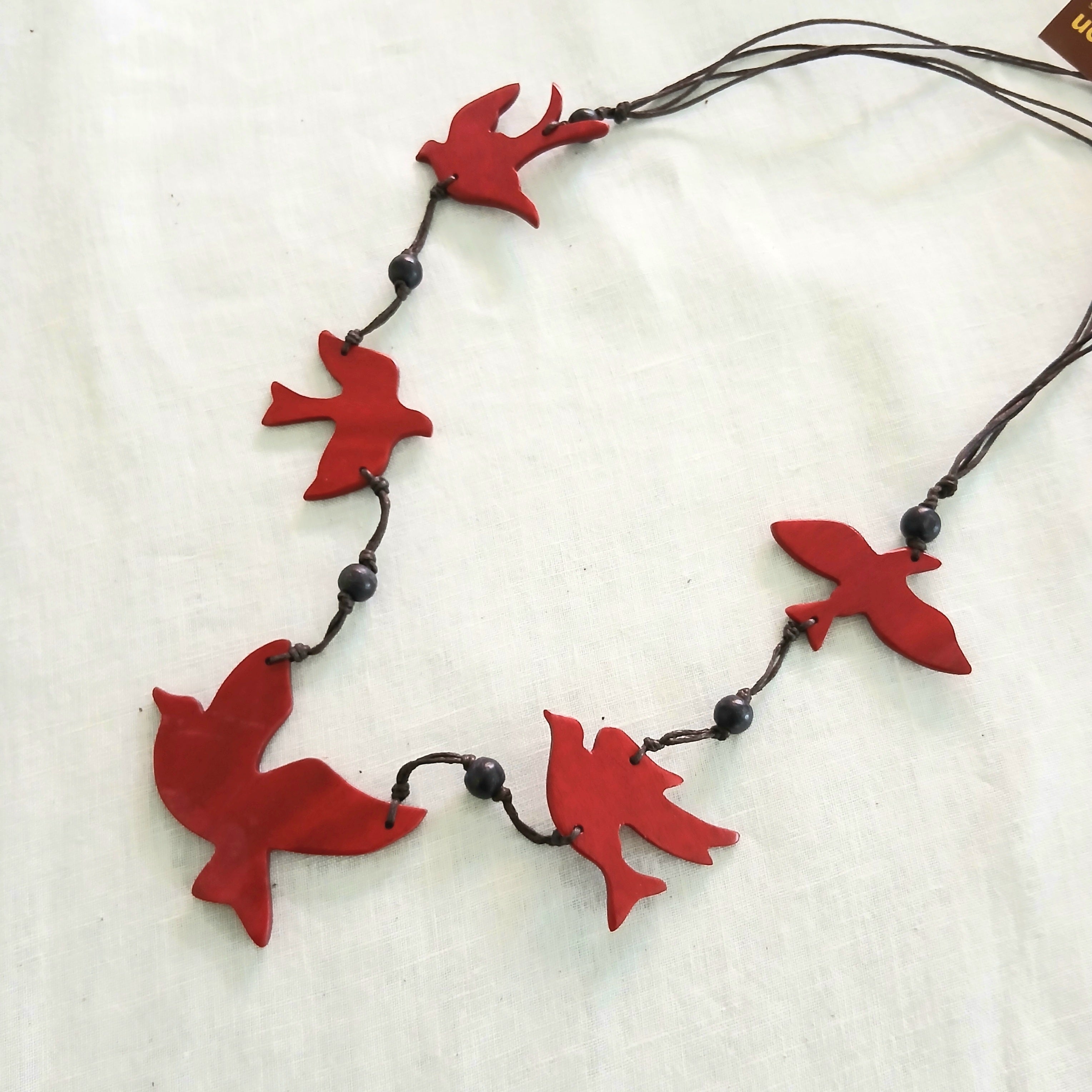 Birds Flying High Necklace N6-7987DY