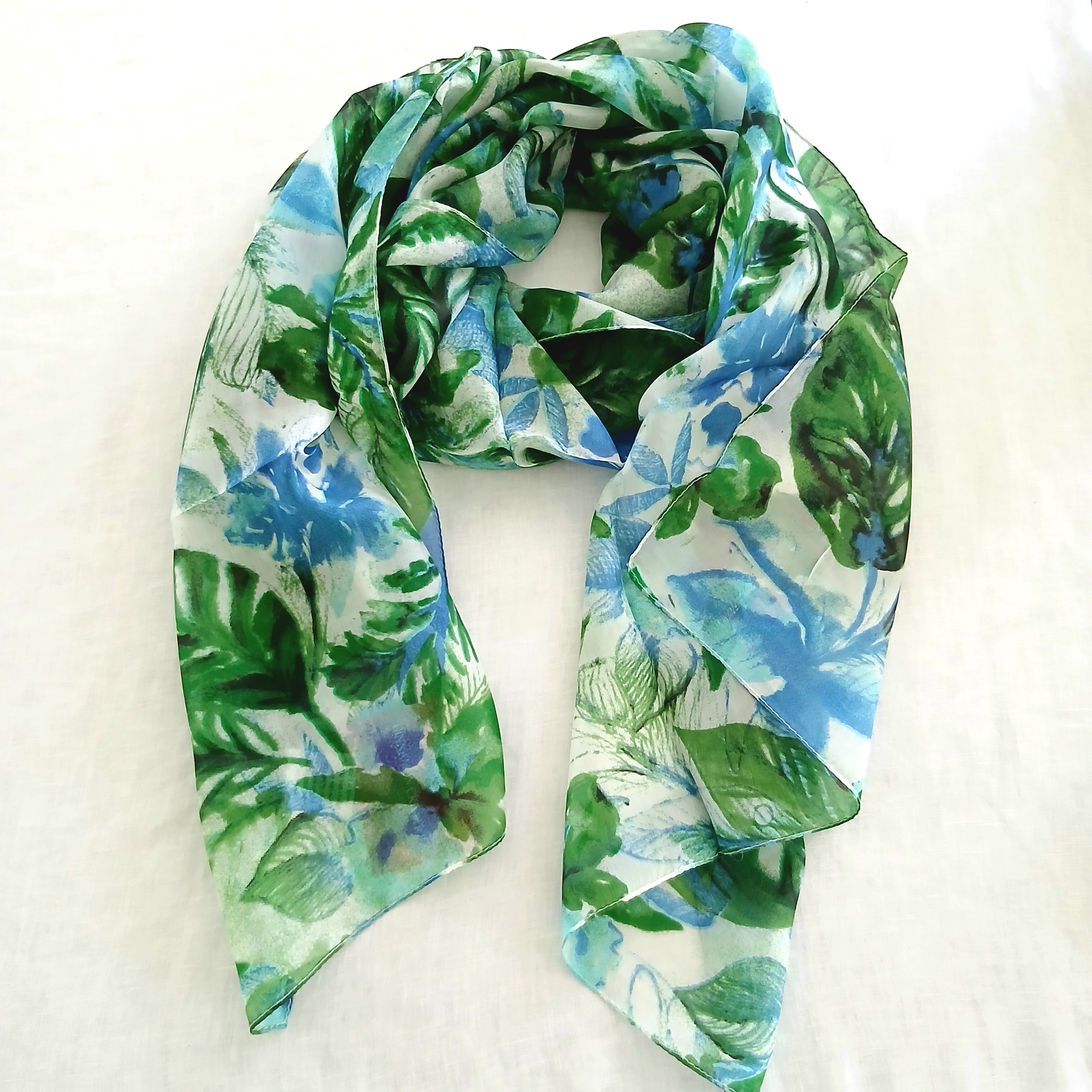Silk Scarf - Softly Floral Scarf TS-1121/L
