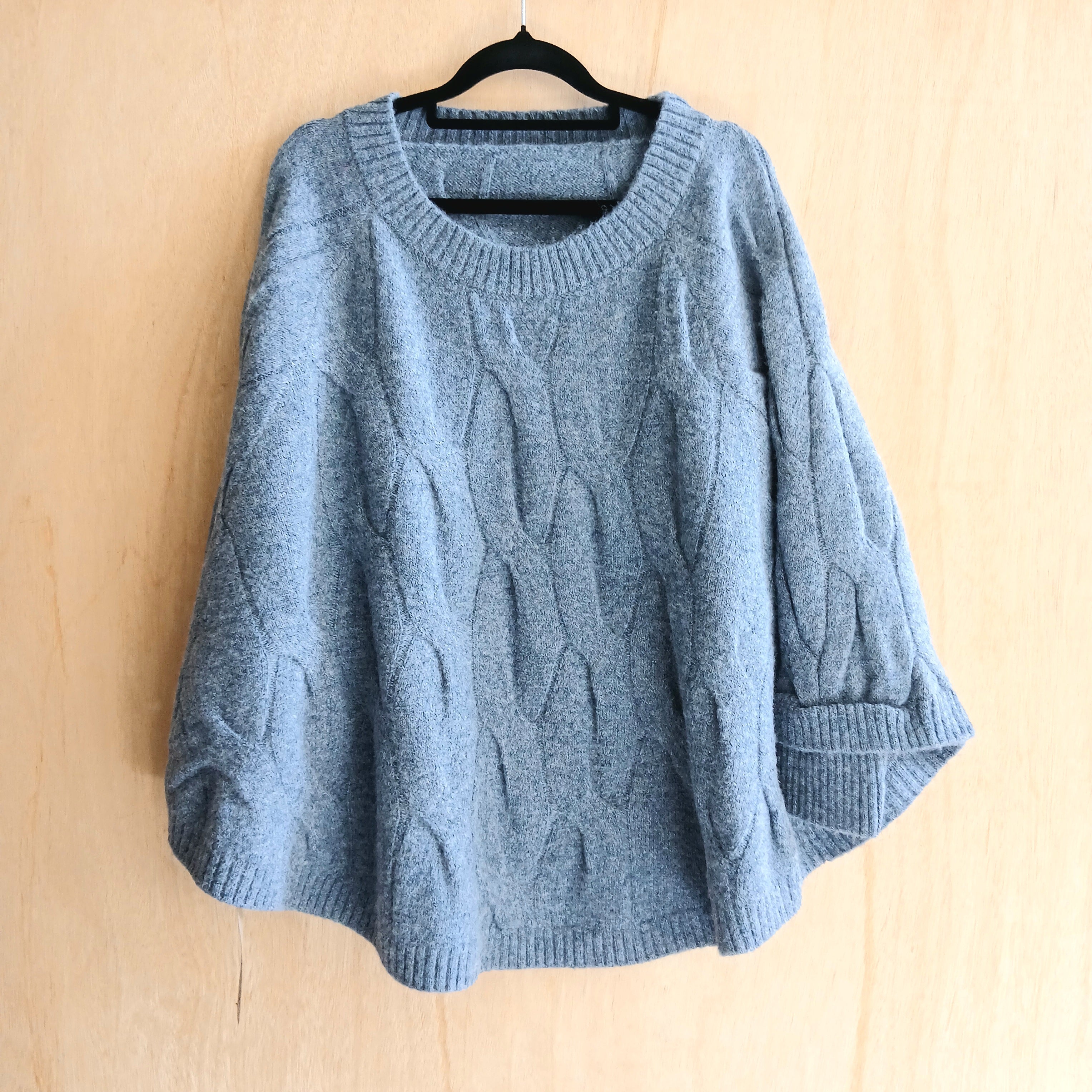 Chunky Oversized Poncho - TS2449