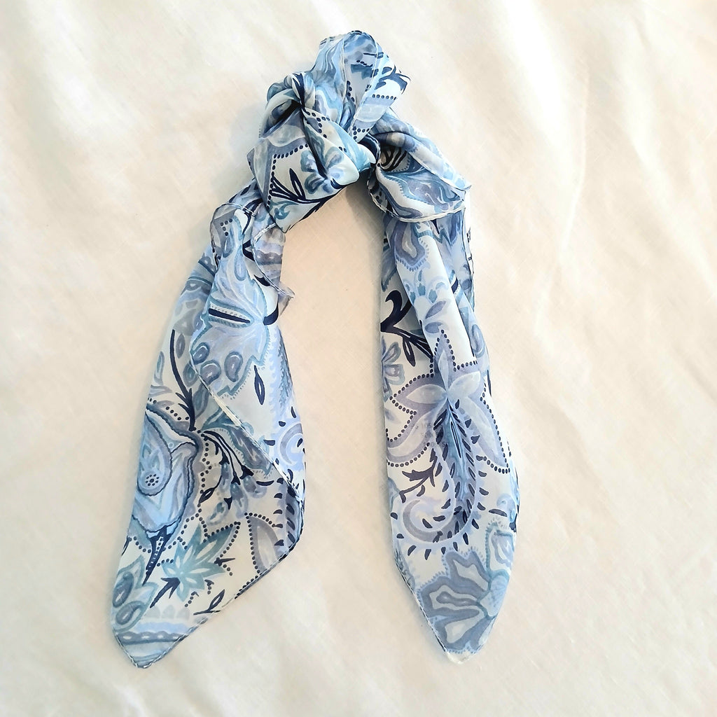 Necktie Pure Silk Blue Oriental PS-1058/S