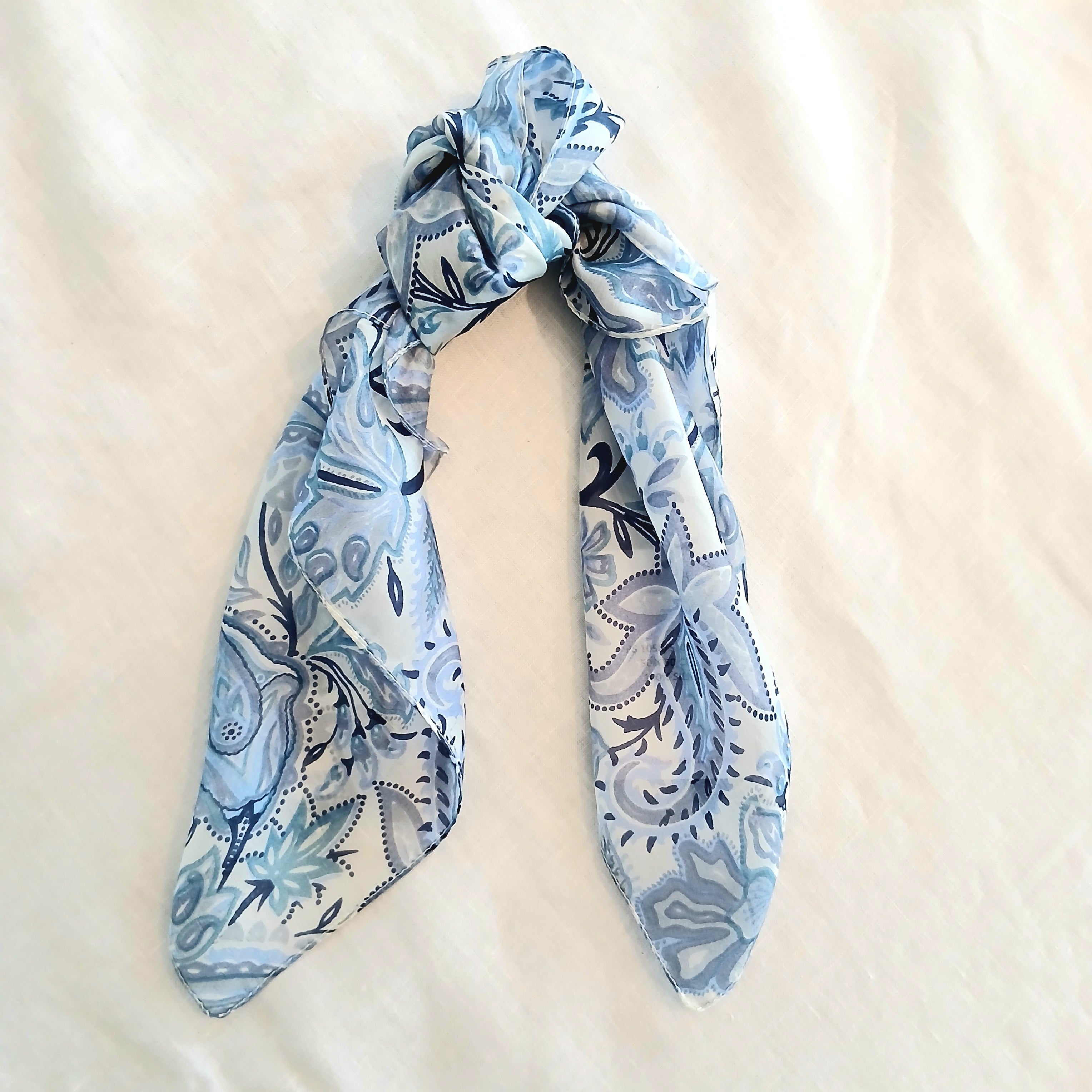 Necktie Pure Silk Blue Oriental PS-1058/S