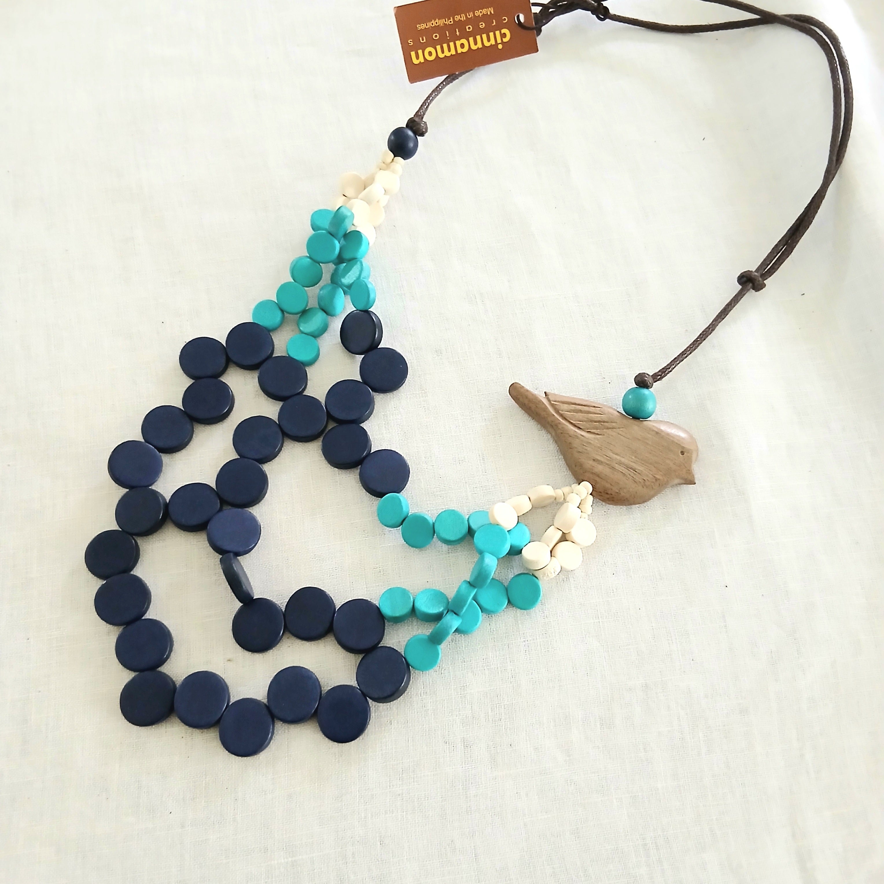 Triple Necklace with Bird N7-885