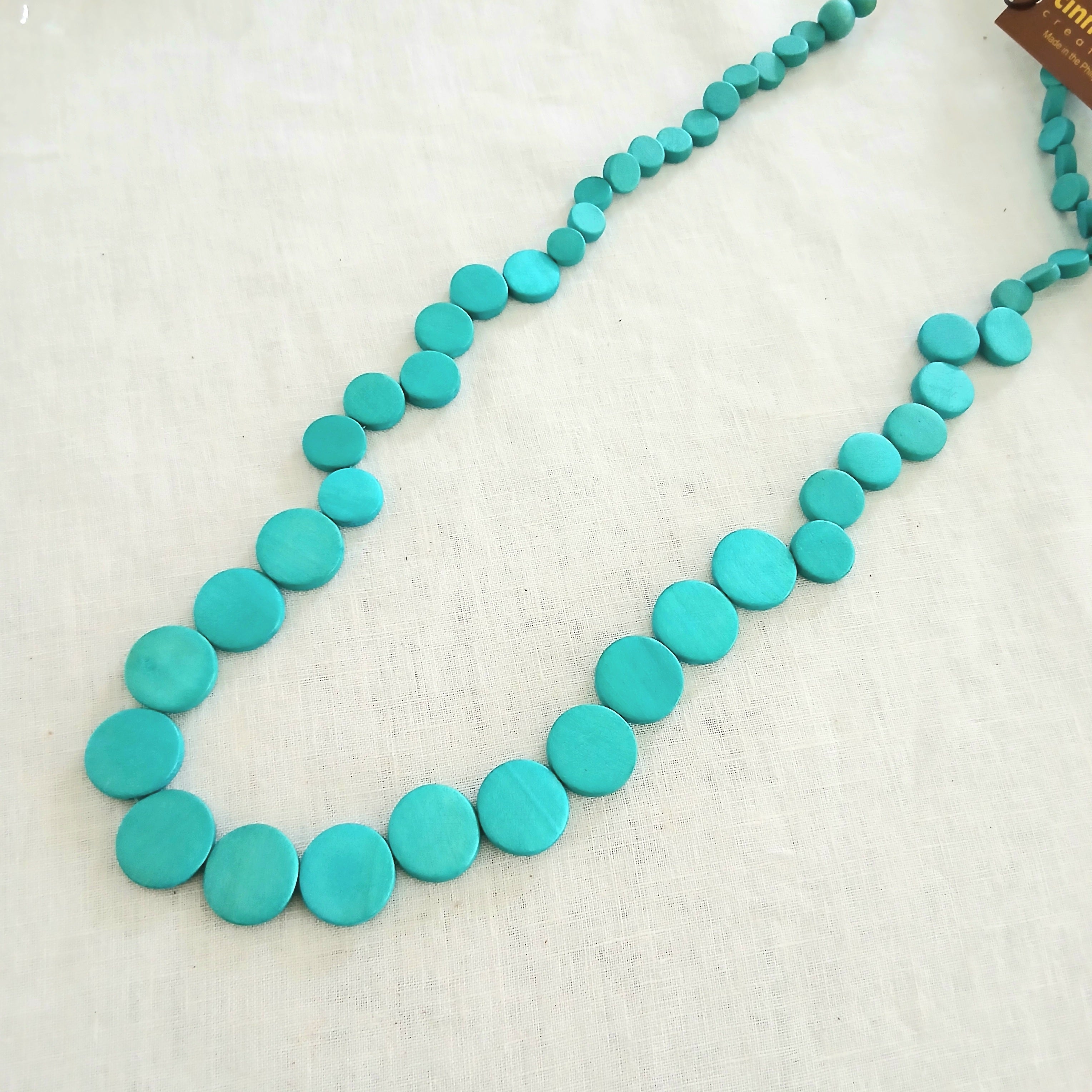 Classic Plain Wooden Bead Necklace N6-6316