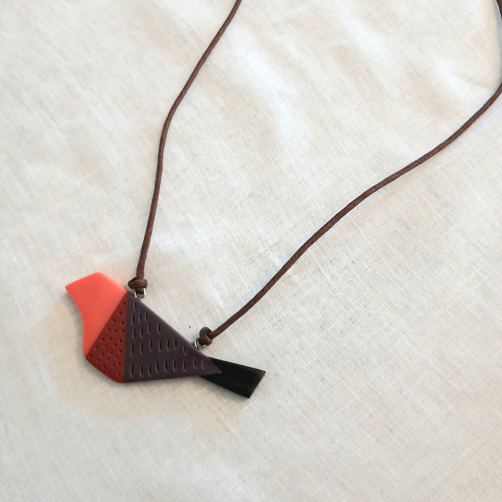 Geo Bird Necklace N8-08