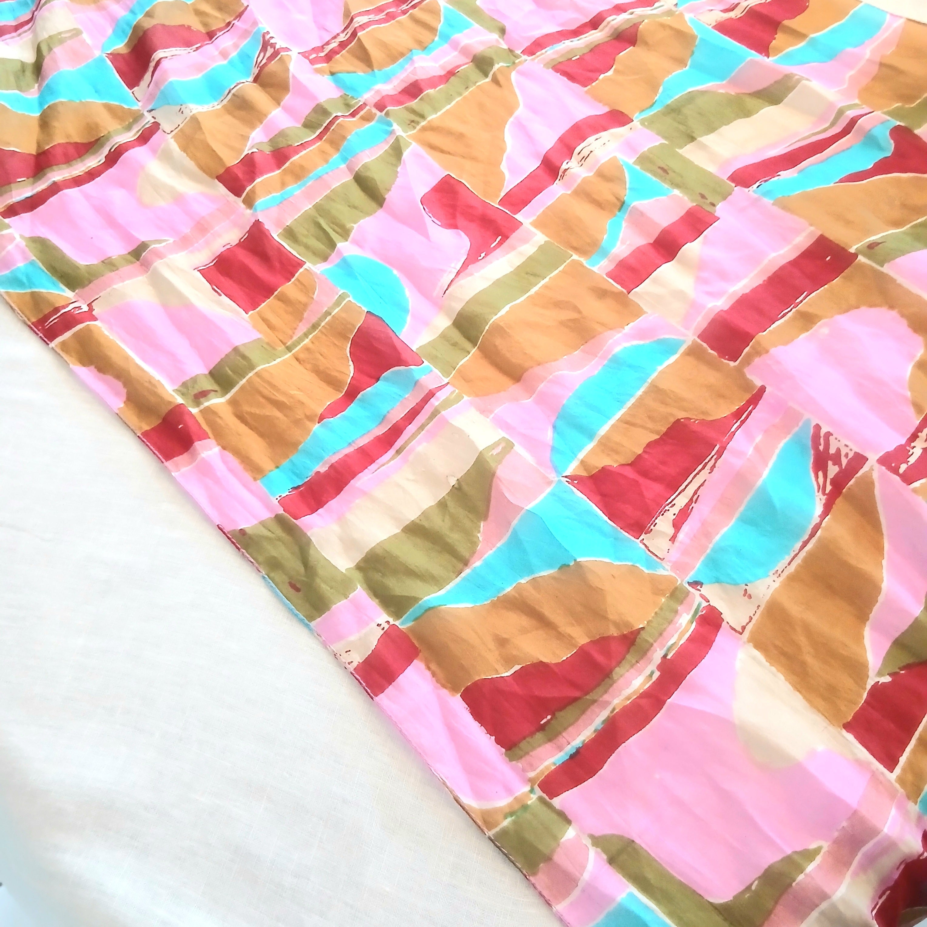 Pure Silk Scarf Large Retro TS-1147/L