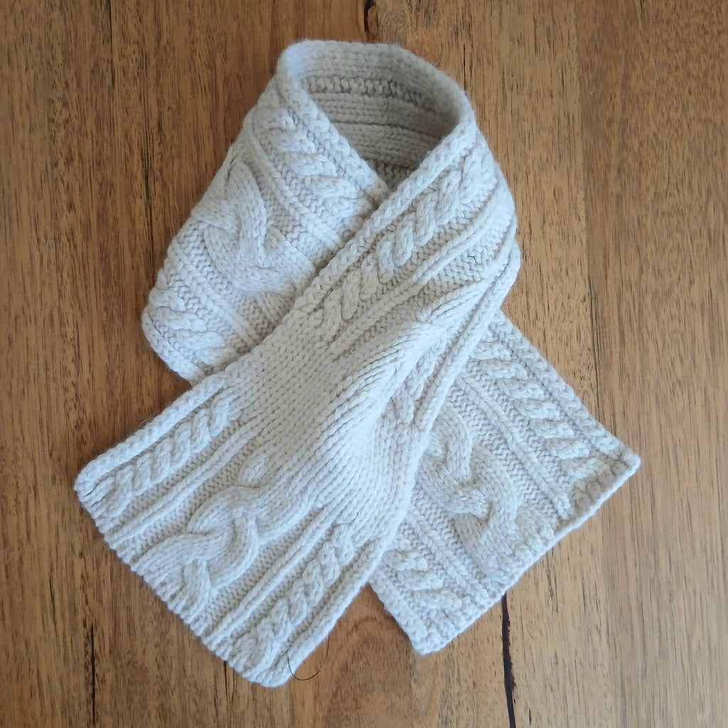 Thick Winter Pure Wool Necktie Scarf 332735