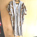 Viscose Tie-Dye Kaftan Dress 64993