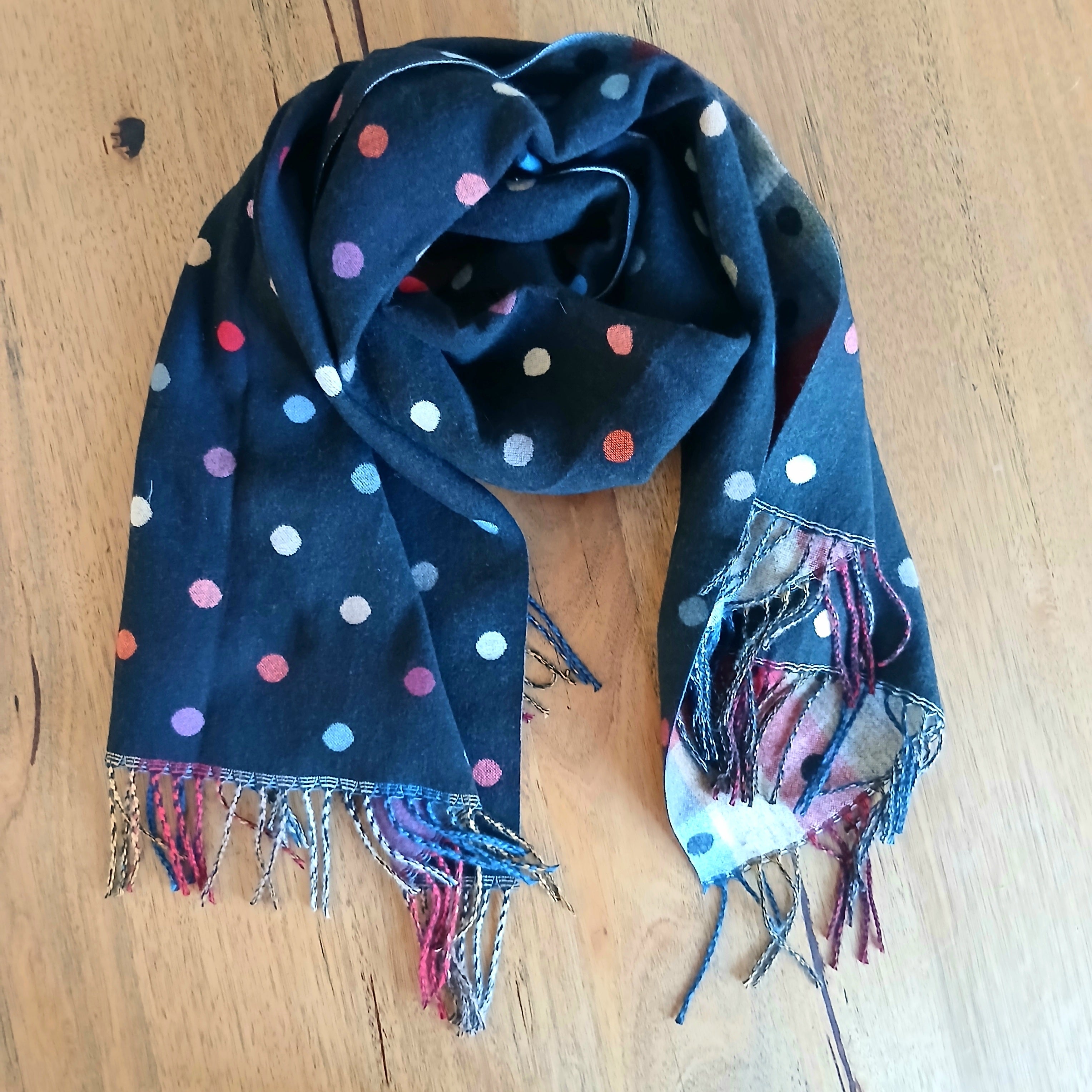 2 Sides Printed Winter Scarf PJS0029