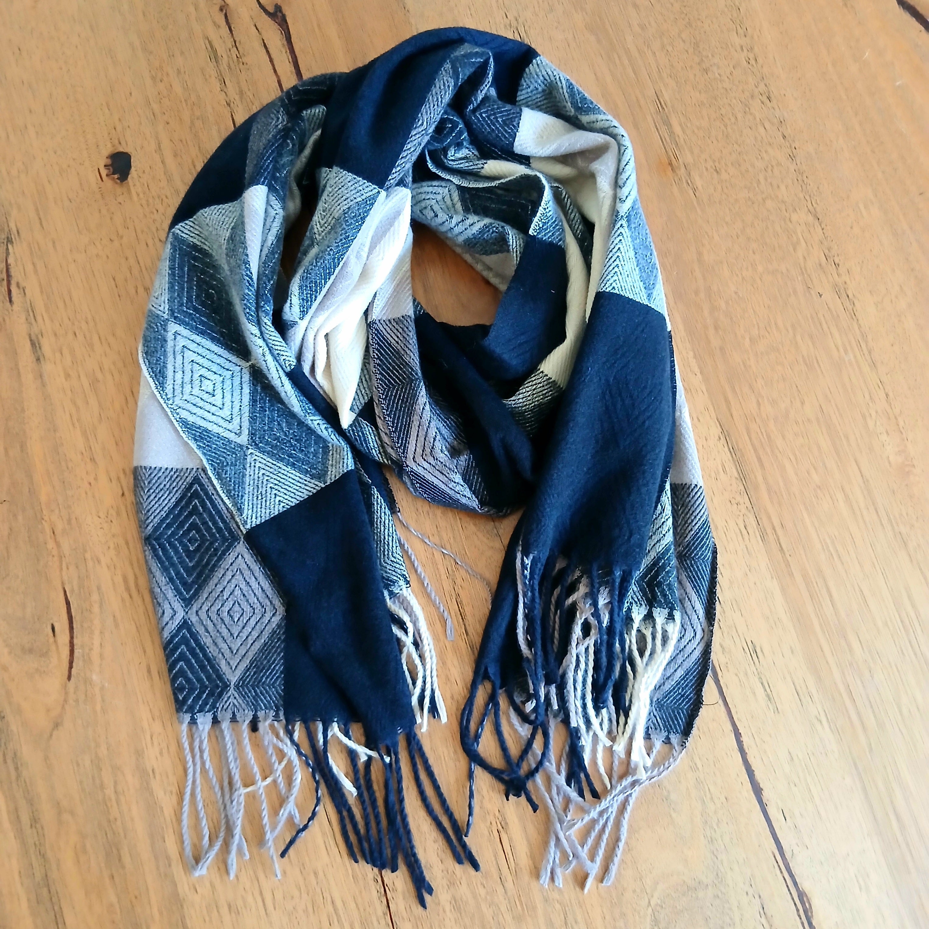 Patterned Winter Scarf - 332603