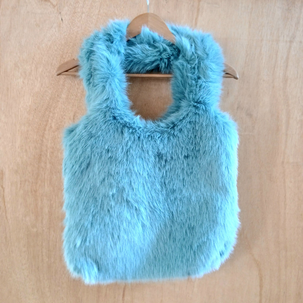 Faux Fur Tote Bag Plain BG2709